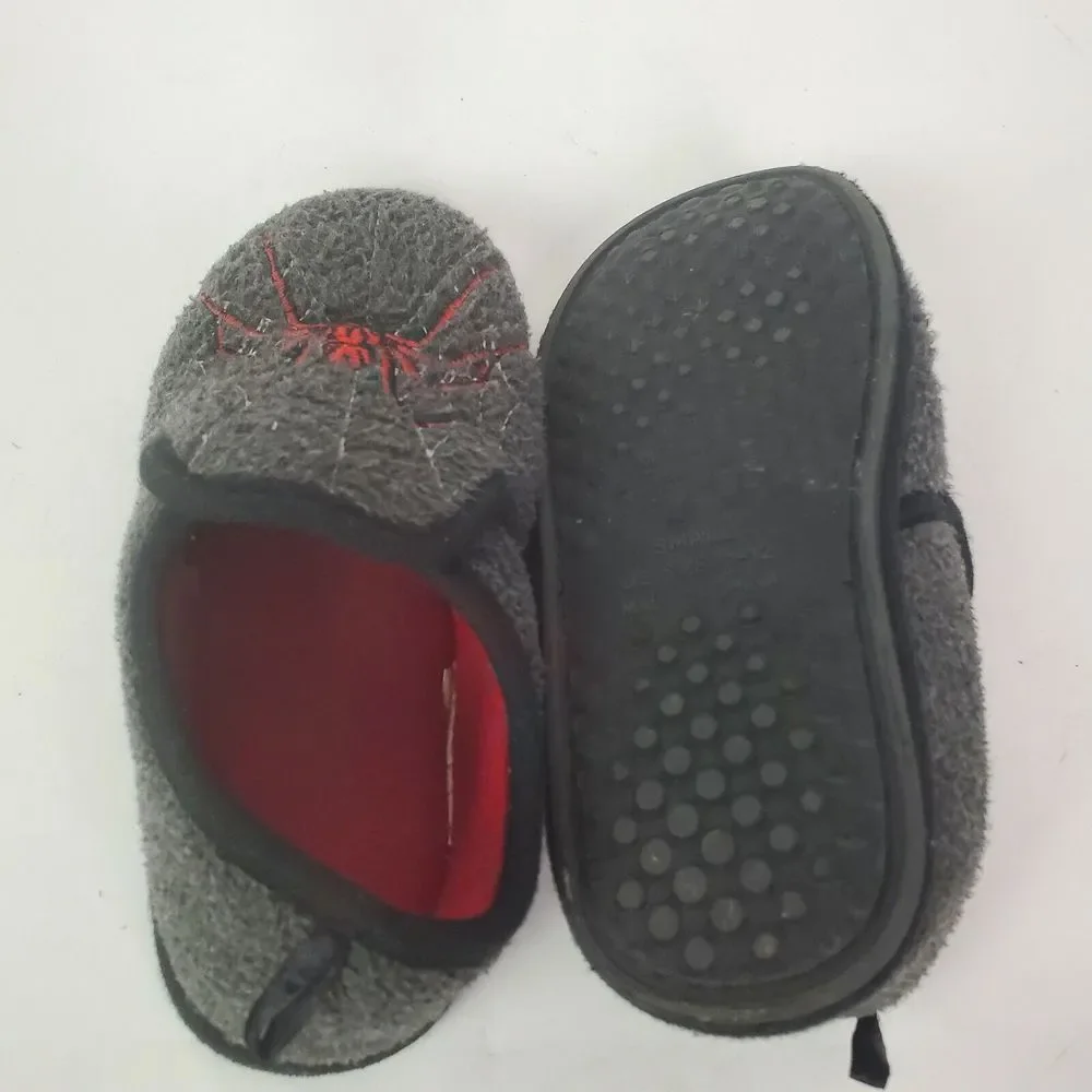 Youth Boys‎ Spider Web Slippers Red Size Small US 11-12